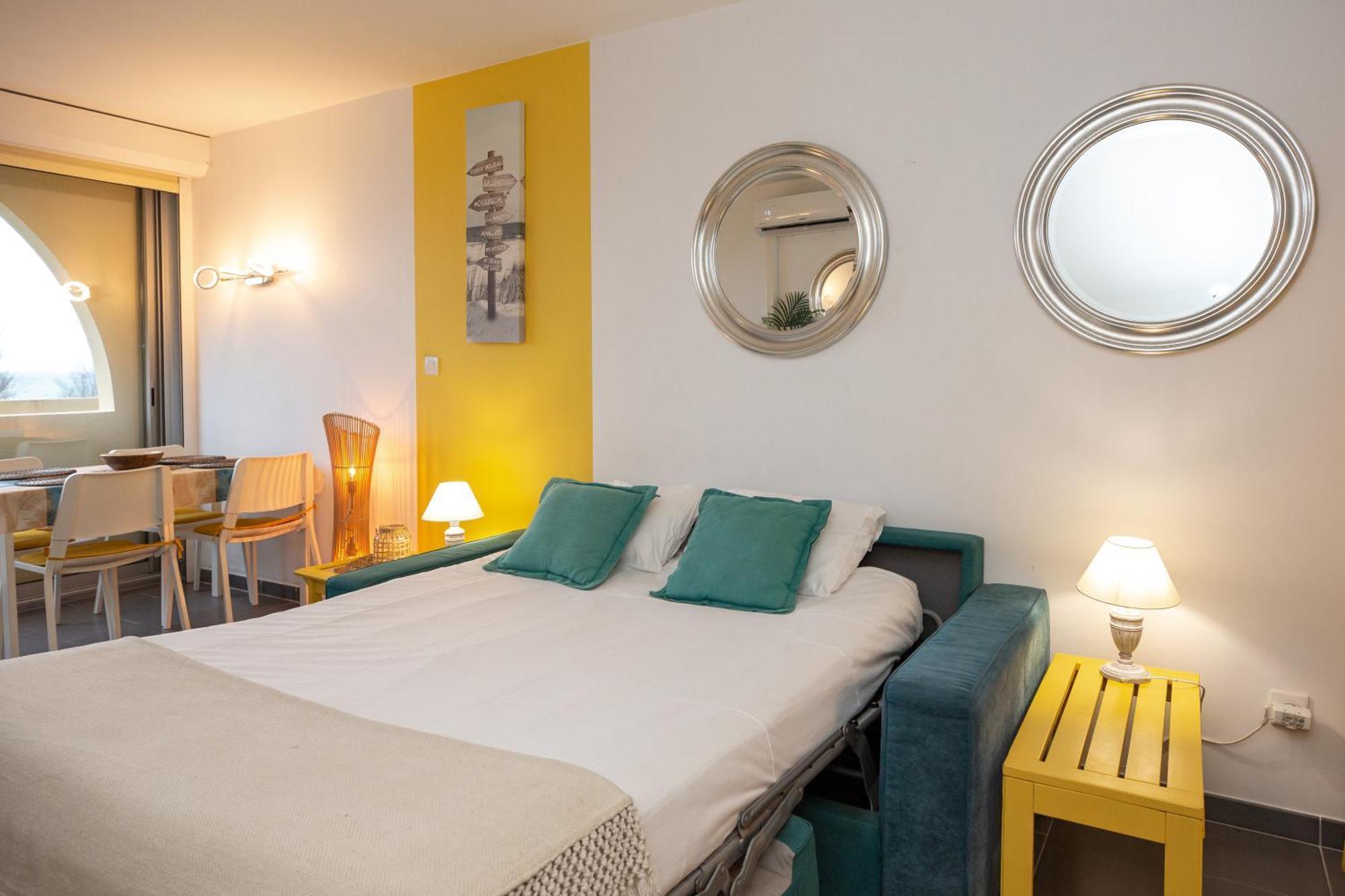 La Dune D'Or - Vue Mer, Studio Face A La Plage Avec Terrasse Soorts-Hossegor Exteriör bild