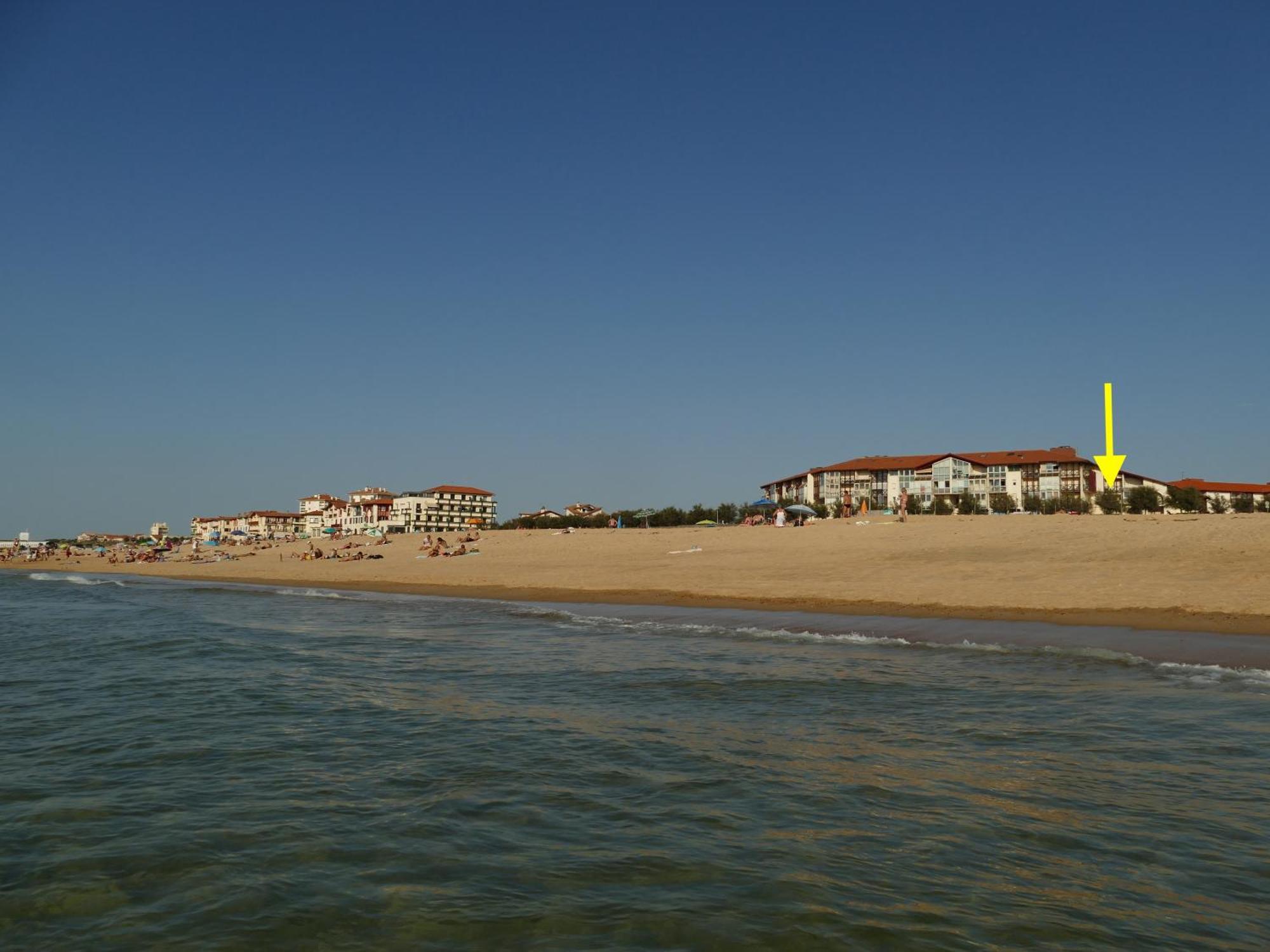 La Dune D'Or - Vue Mer, Studio Face A La Plage Avec Terrasse Soorts-Hossegor Exteriör bild