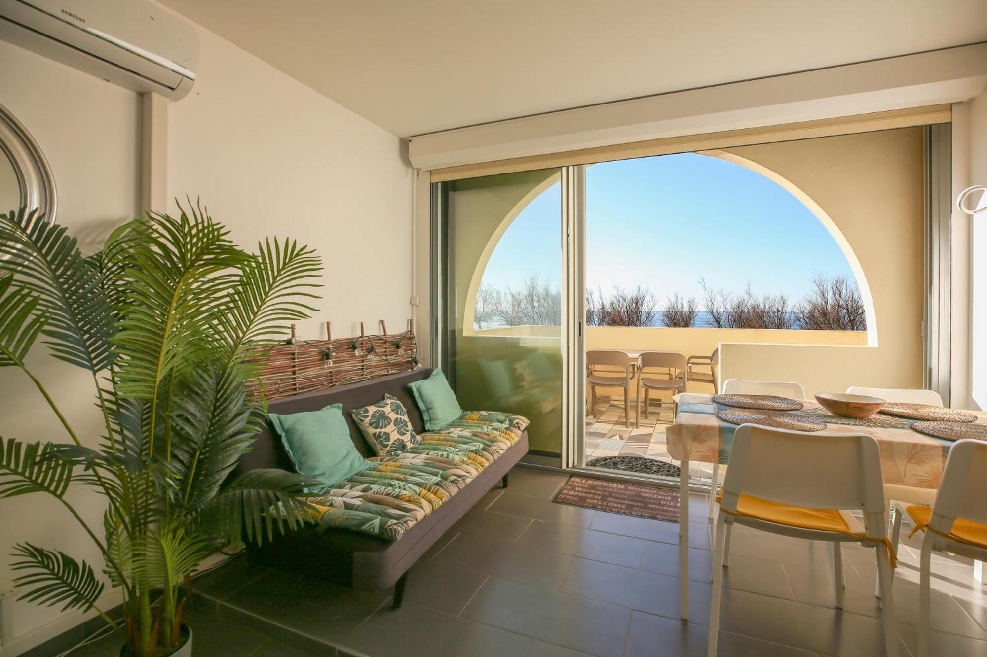 La Dune D'Or - Vue Mer, Studio Face A La Plage Avec Terrasse Soorts-Hossegor Exteriör bild