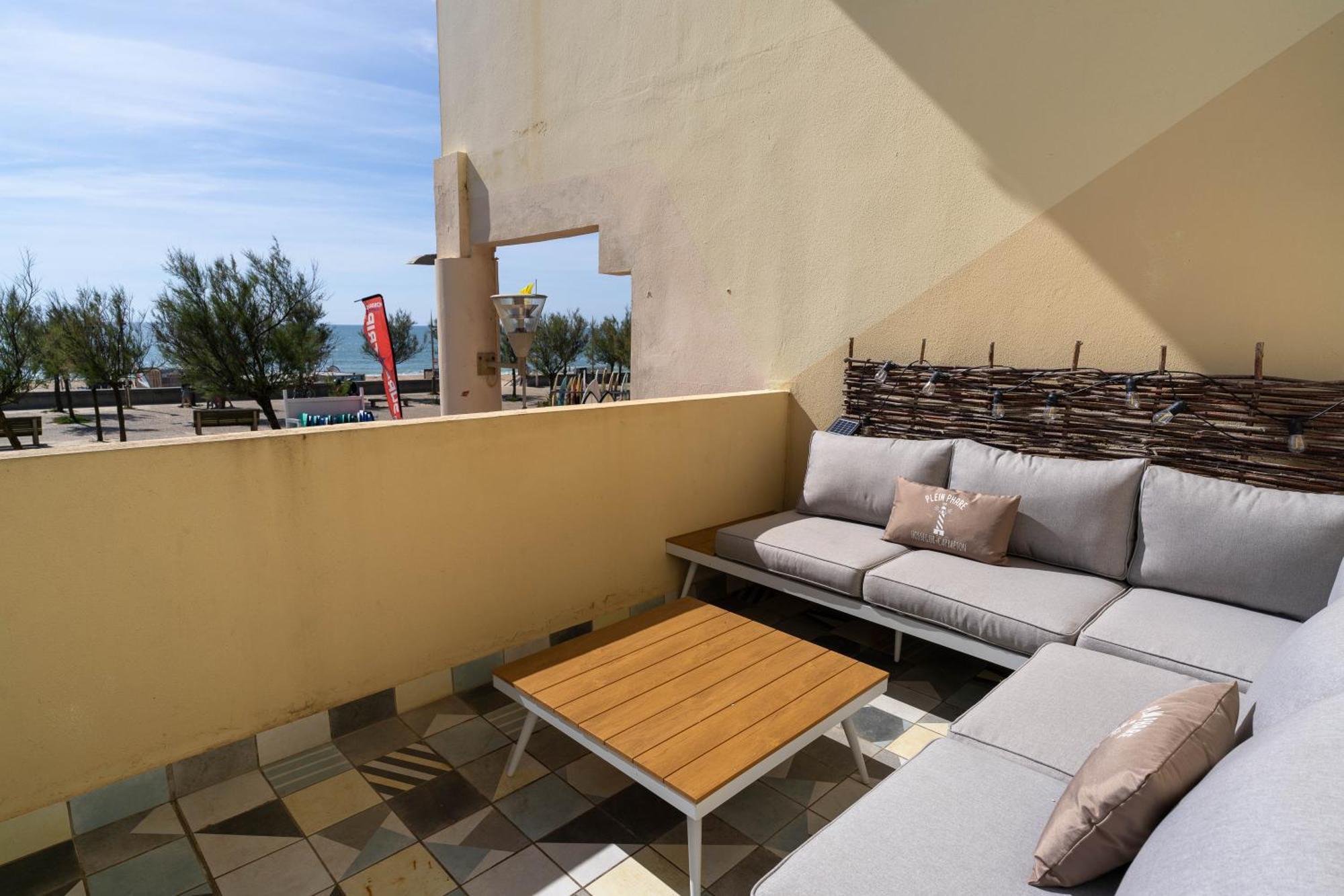 La Dune D'Or - Vue Mer, Studio Face A La Plage Avec Terrasse Soorts-Hossegor Exteriör bild